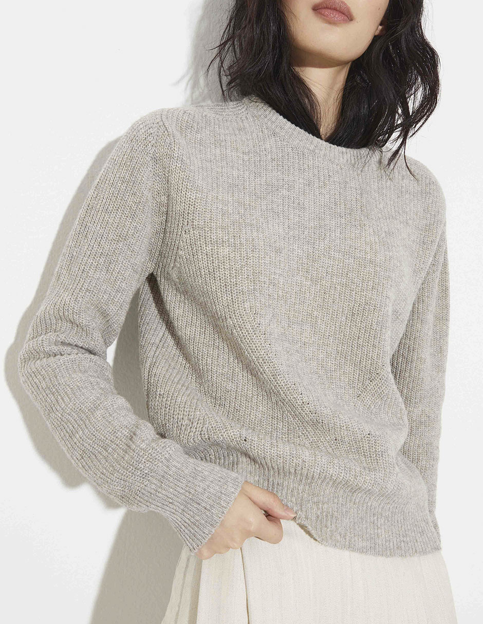 Suéter cuello redondo para mujer