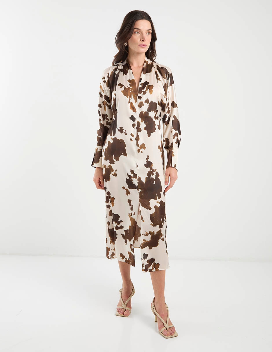 Vestido midi casual para mujer Vestido midi casual para mujer