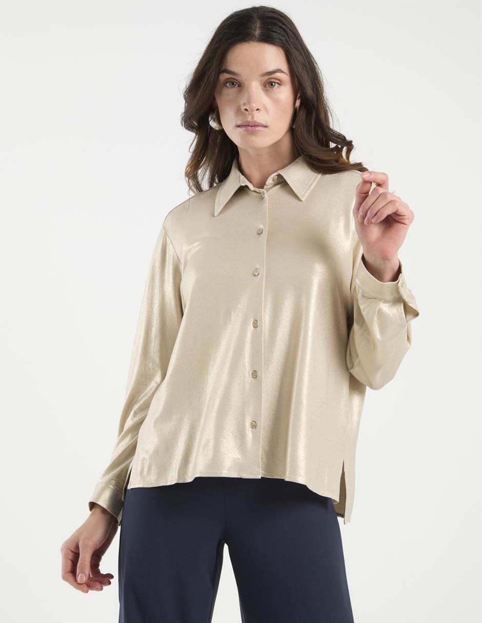 Camisa manga larga para mujer