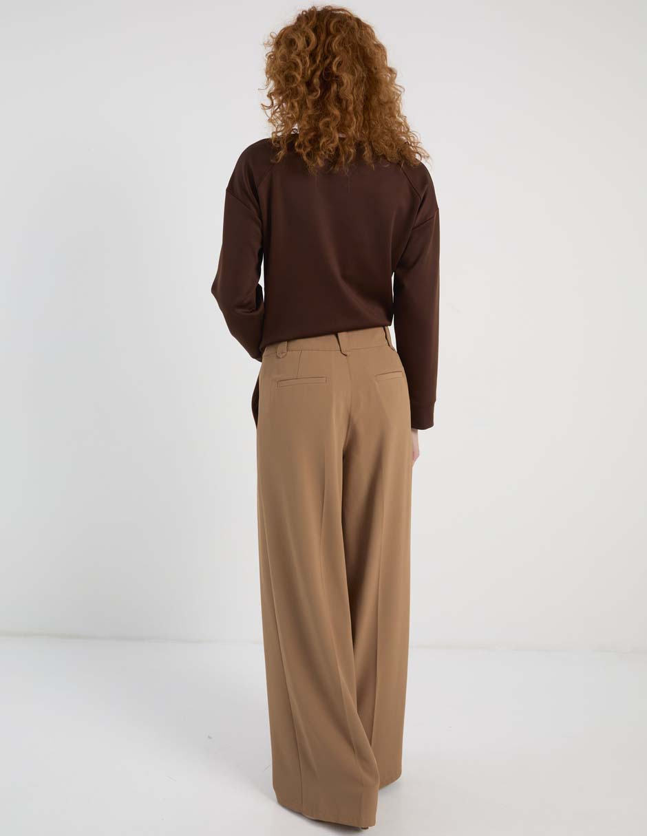 Pantalón relaxed amplio para mujer 11