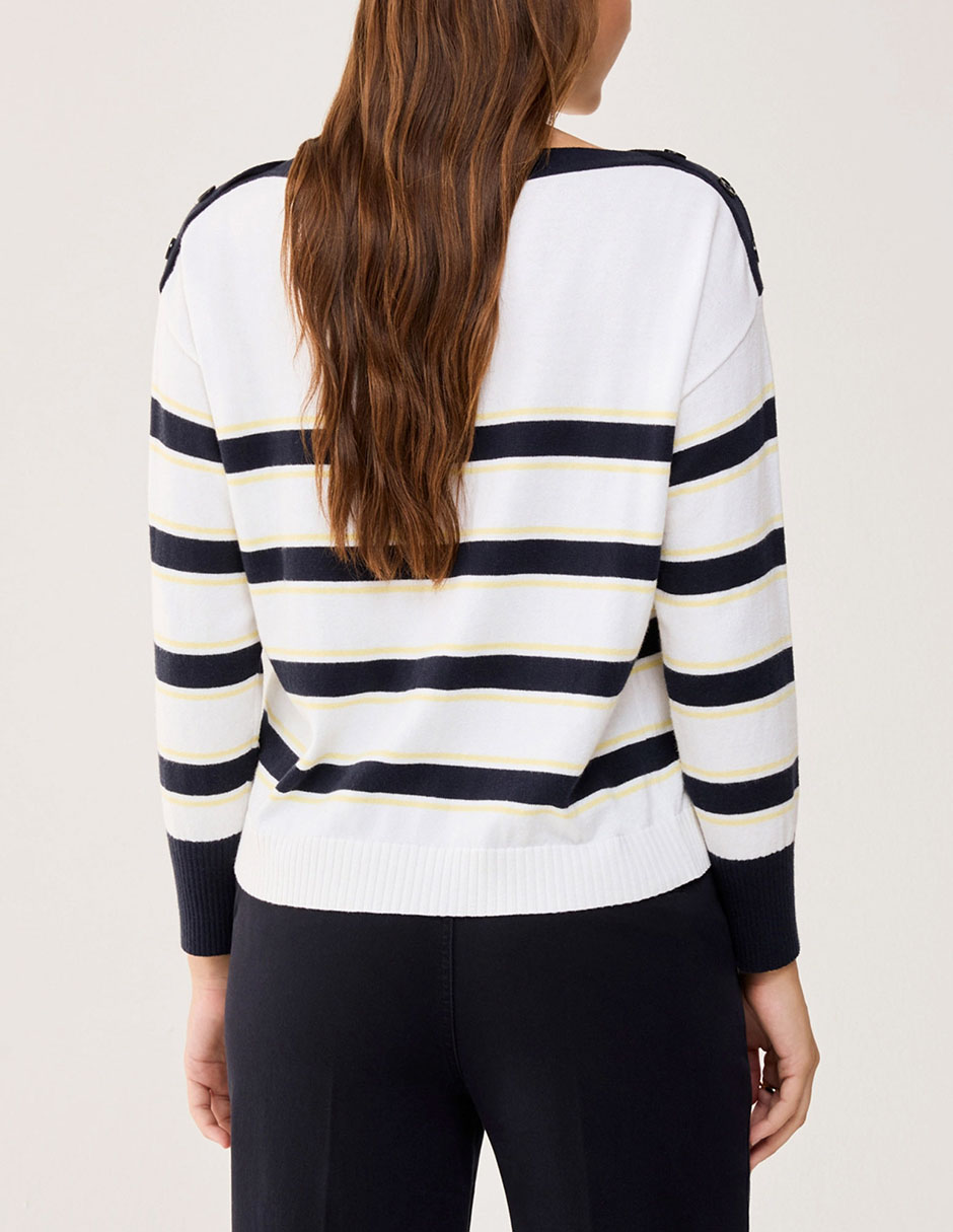 Suéter cuello redondo para mujer 2