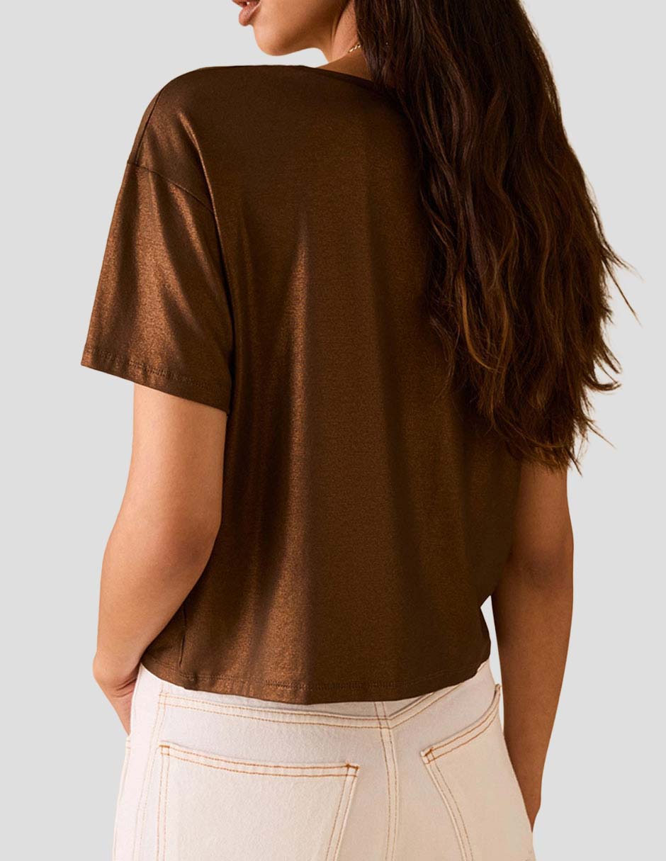 Blusa manga corta para mujer 2