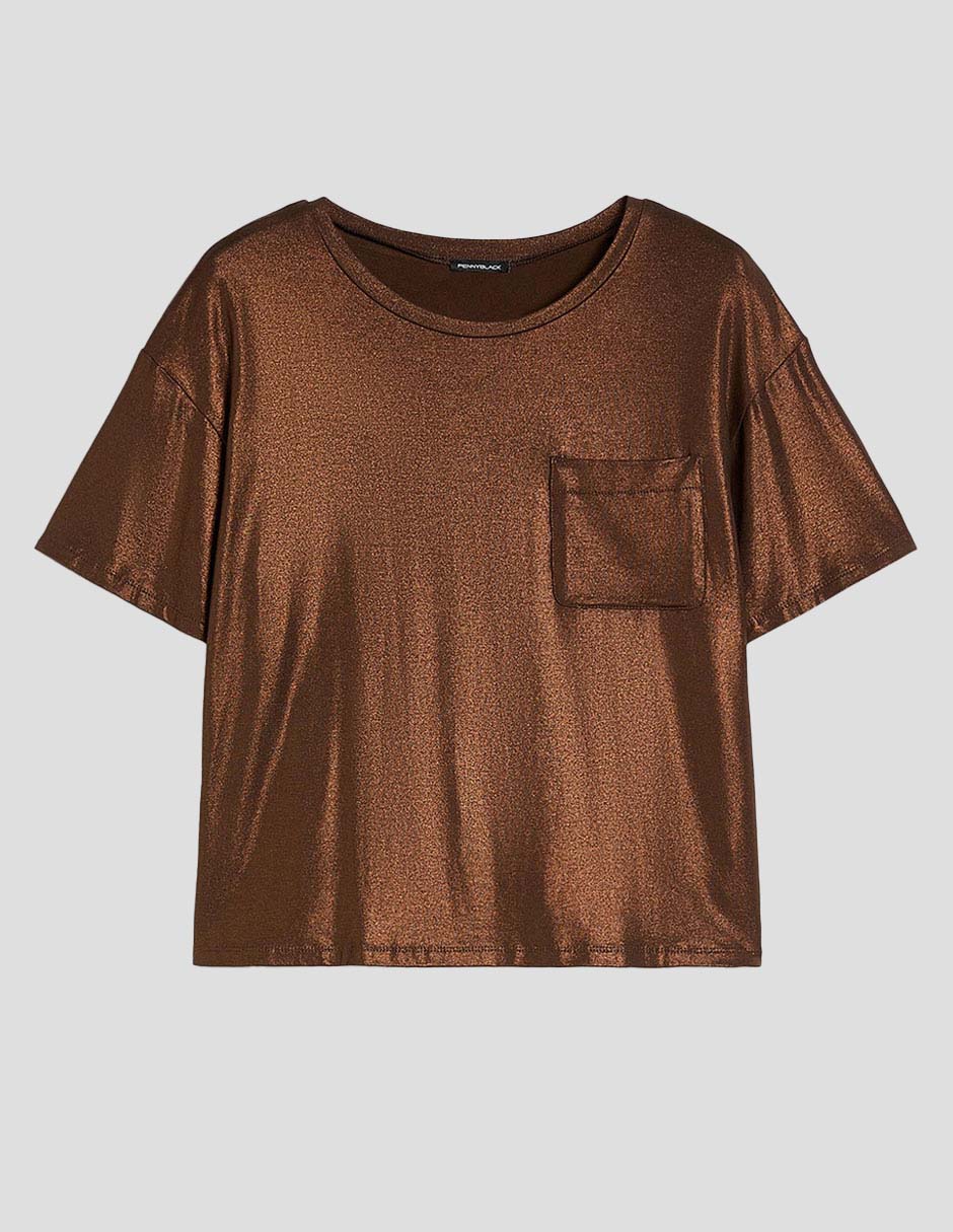 Blusa manga corta para mujer 5
