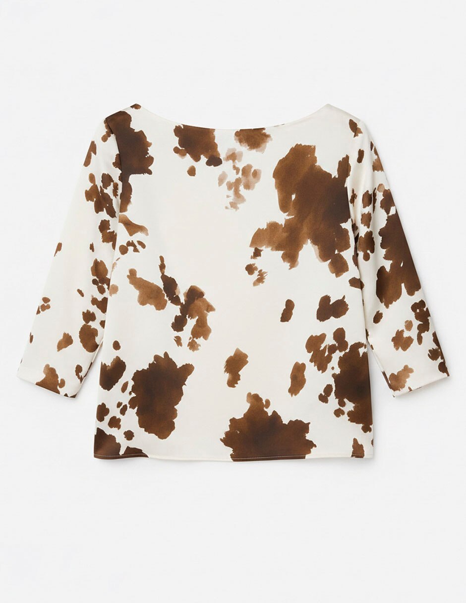 Blusa manga 3/4 para mujer 4