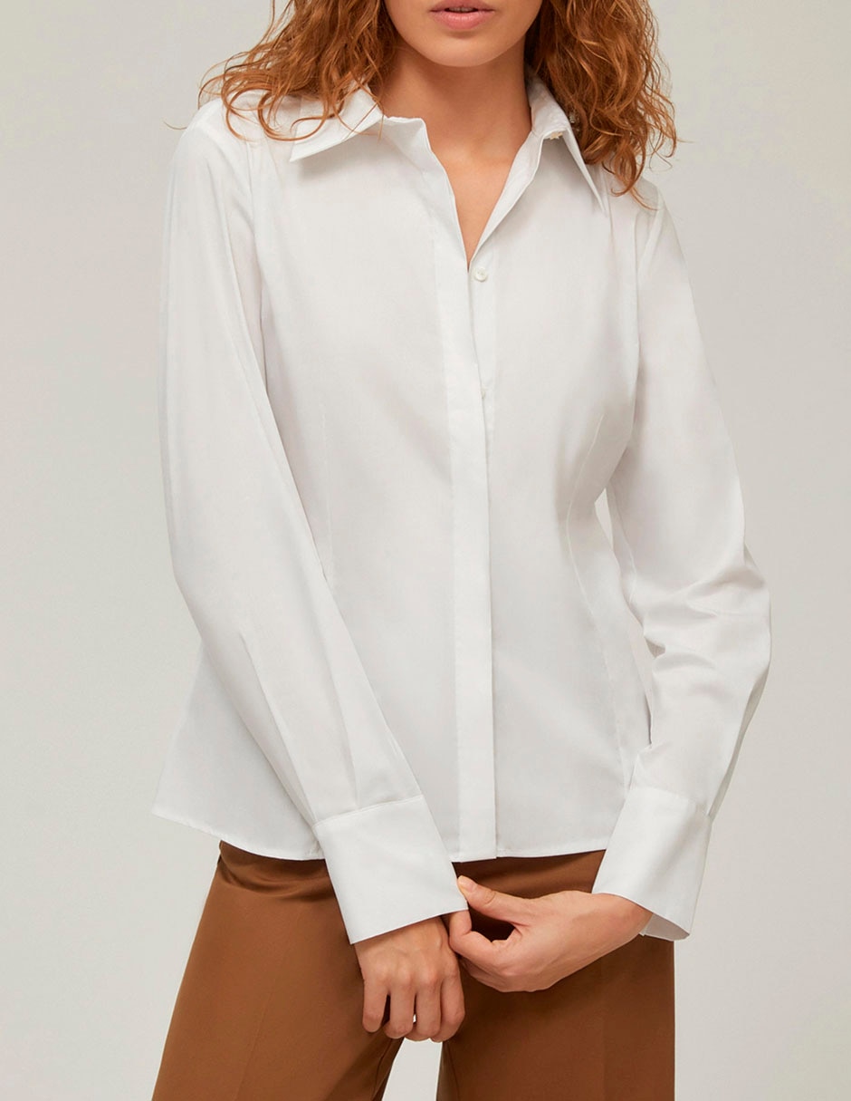 Camisa manga larga para mujer
