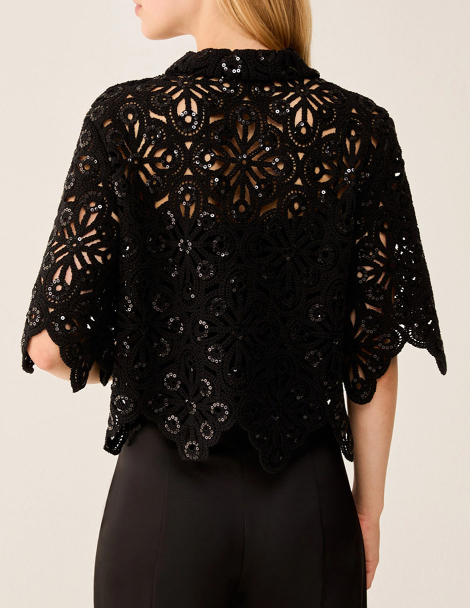 Blusa manga al codo para mujer 2