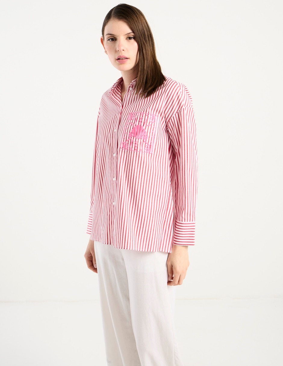 Camisa Pennyblack de algodón manga larga para mujer