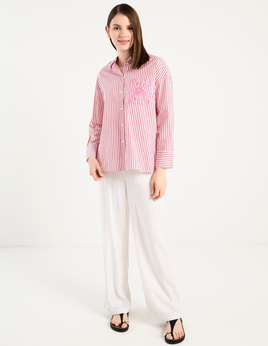 Camisa Pennyblack de algodón manga larga para mujer 3