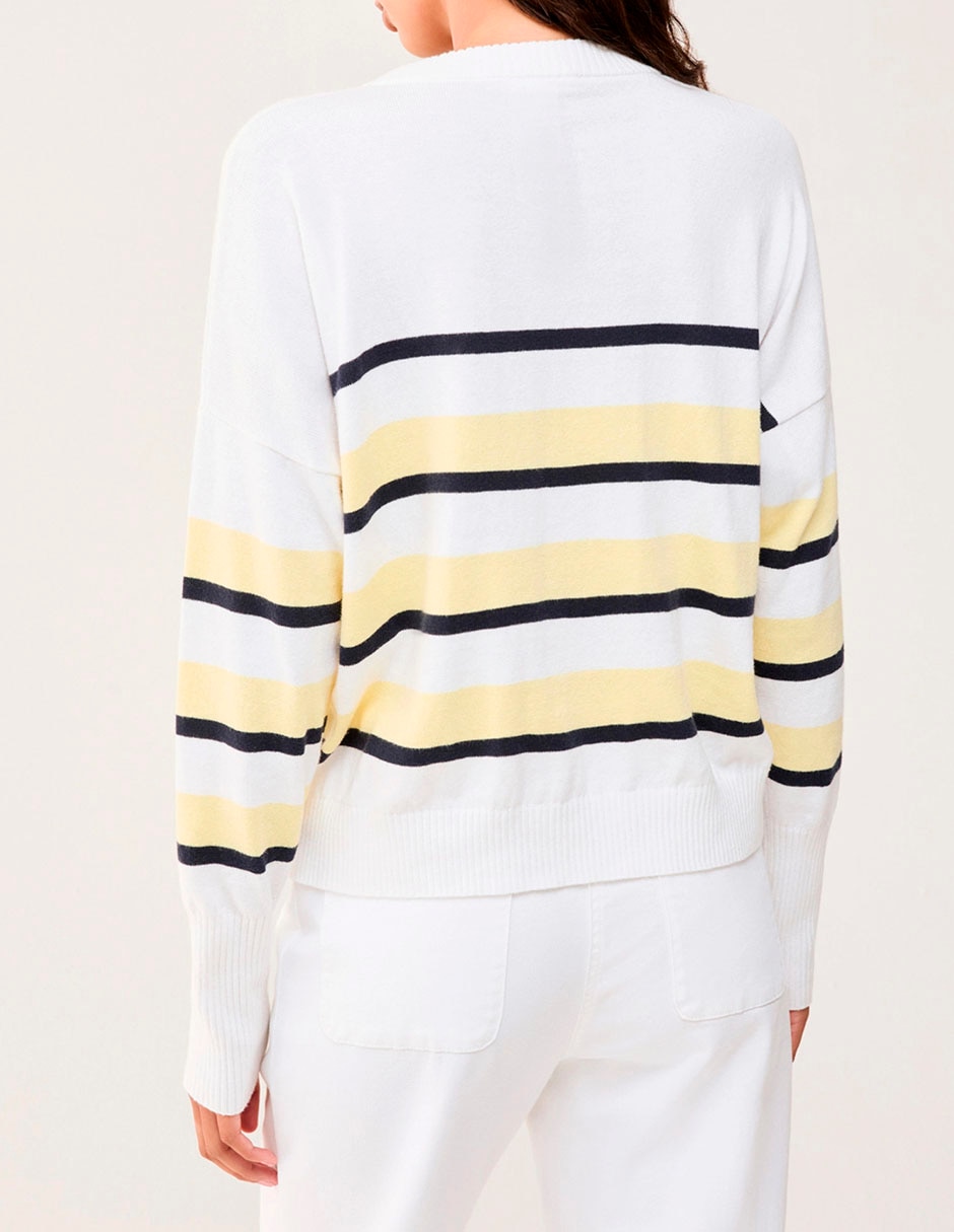 Suéter cuello redondo para mujer 2