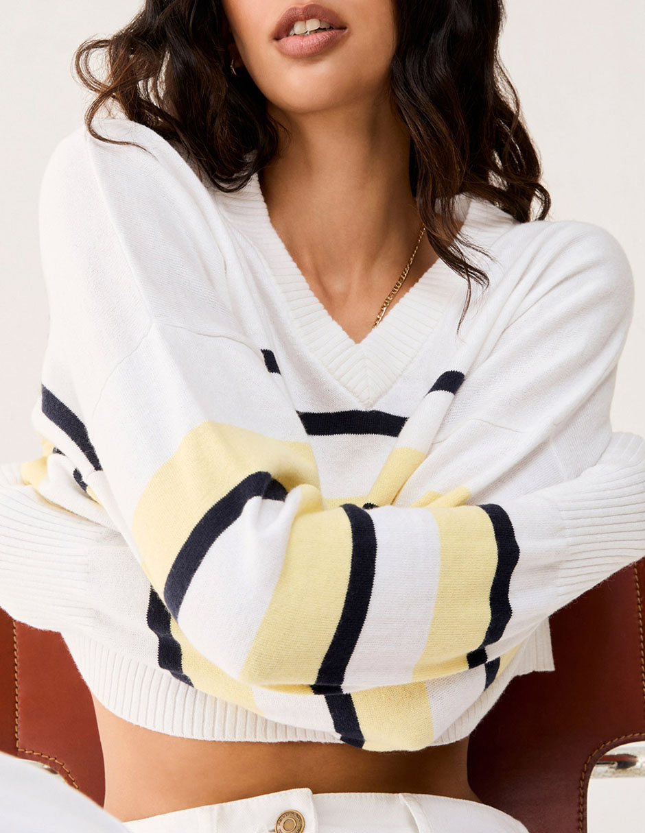 Suéter cuello redondo para mujer 3
