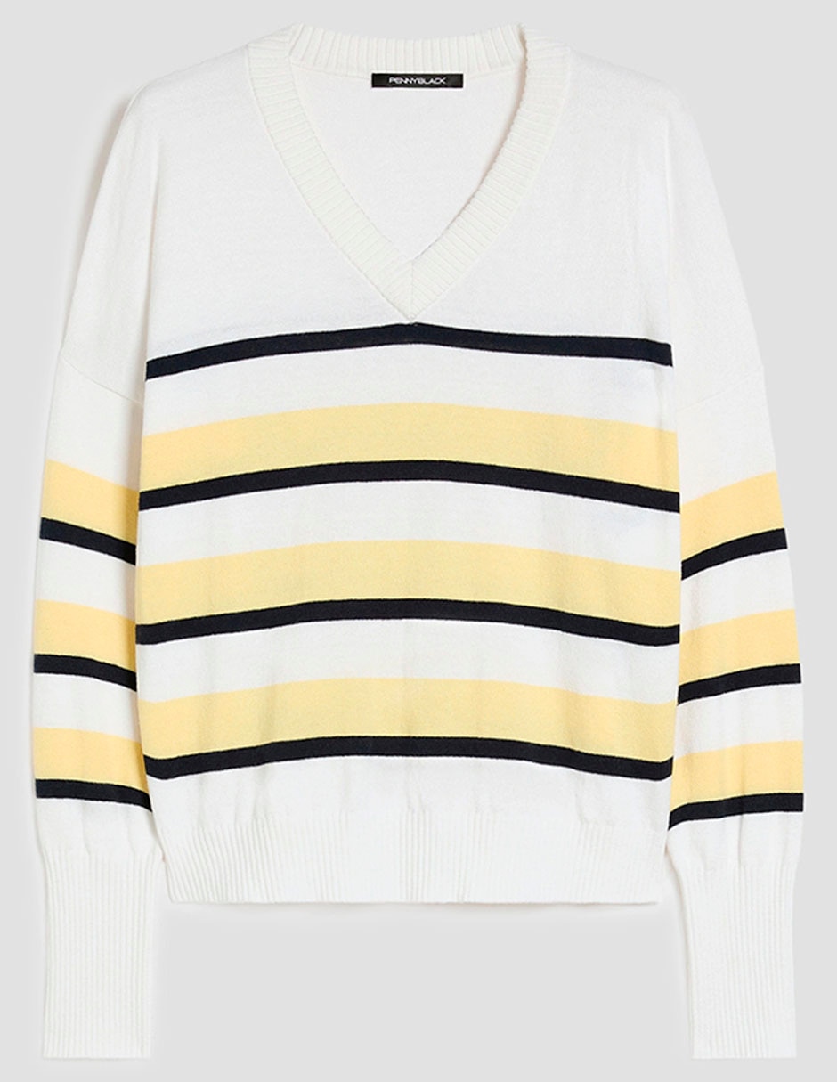 Suéter cuello redondo para mujer 5