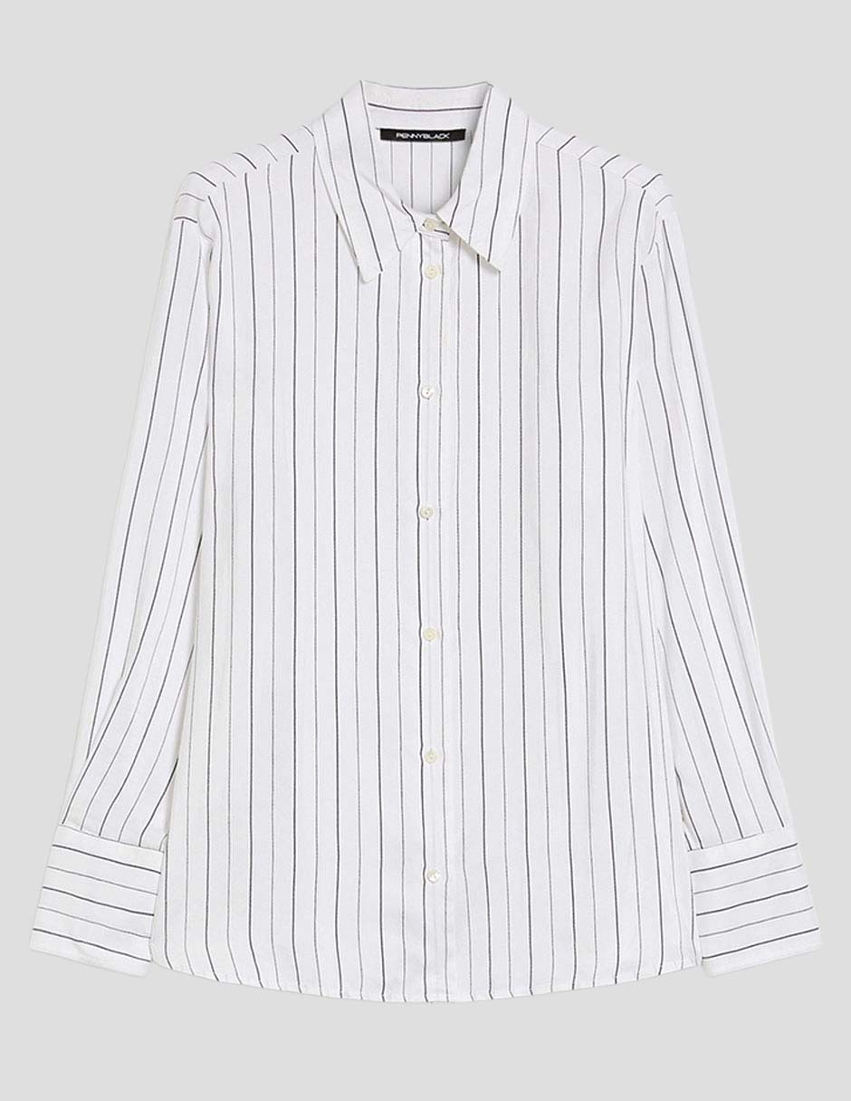 Camisa de algodón manga larga para mujer 5