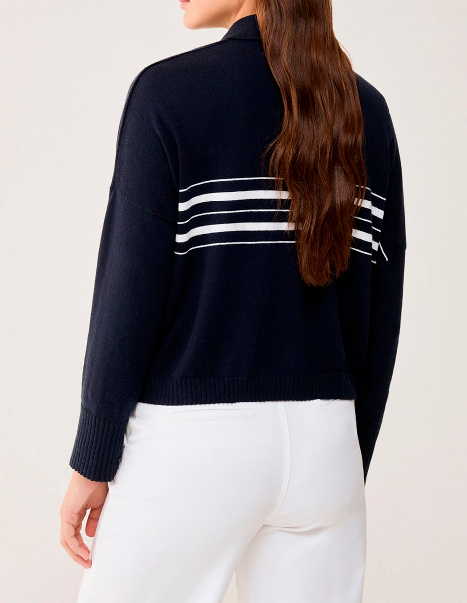 Suéter cuello redondo para mujer 2