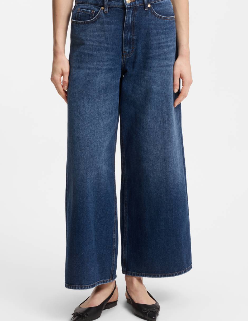 Jeans amplio cadera para mujer 4