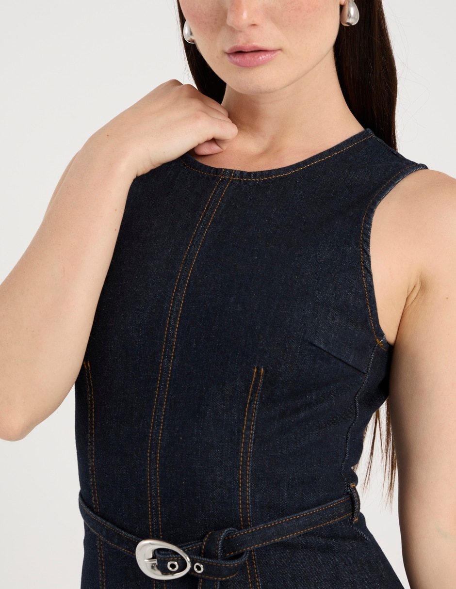 Vestido midi casual para mujer 4