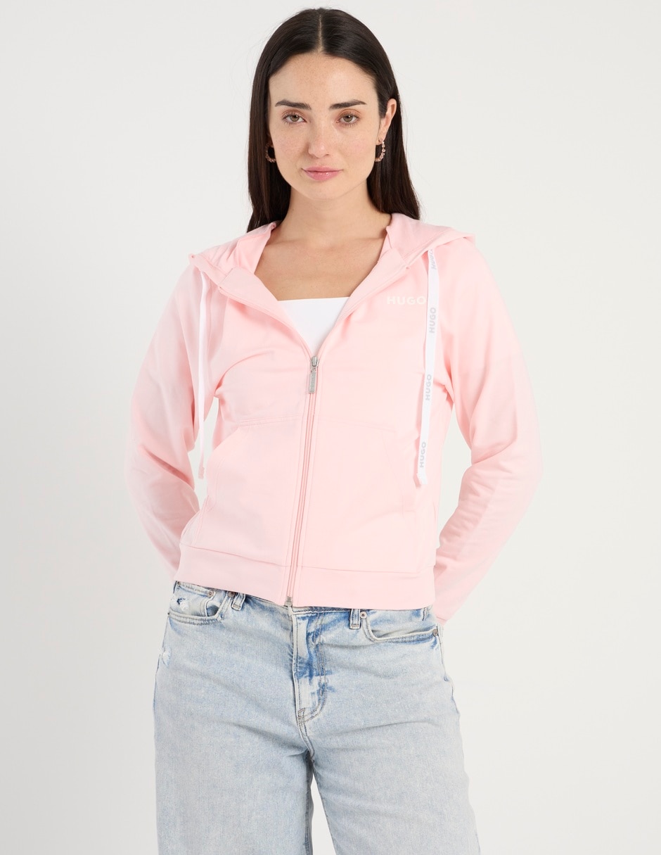 Sudadera con capucha y bolsa para mujer 2
