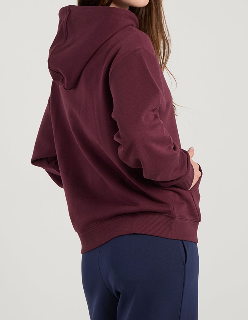 Sudadera con capucha y bolsa para mujer 5