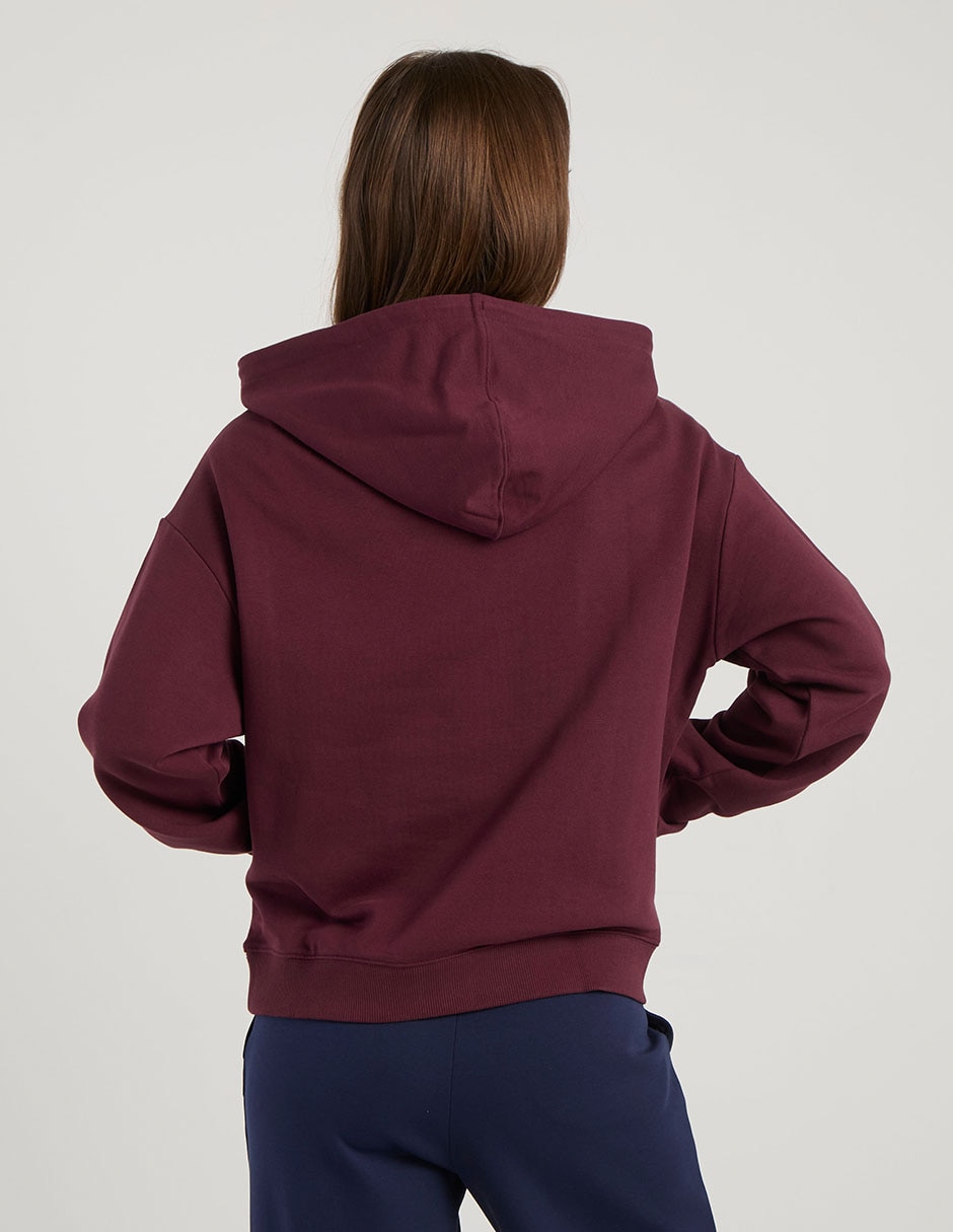 Sudadera con capucha y bolsa para mujer 6