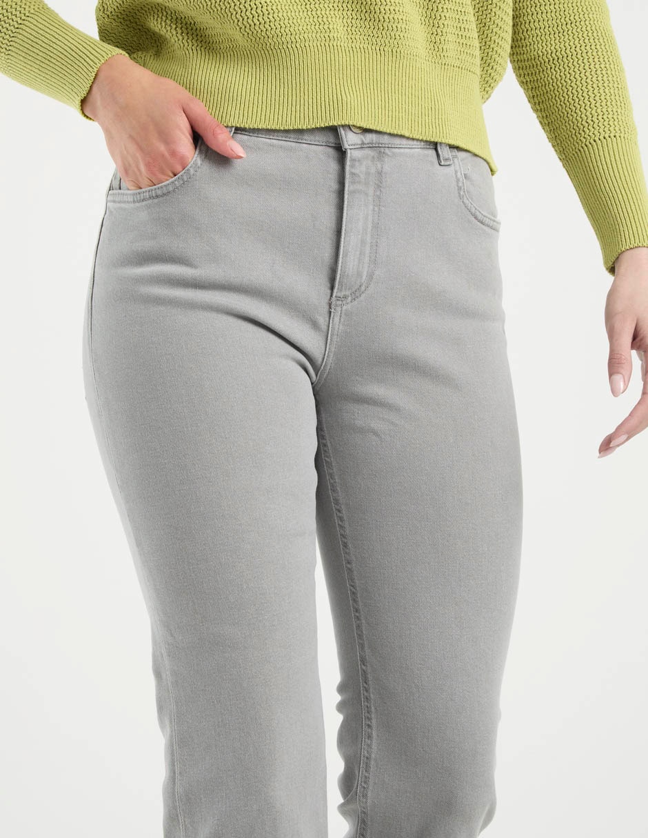 Jeans boot cintura baja para mujer 4