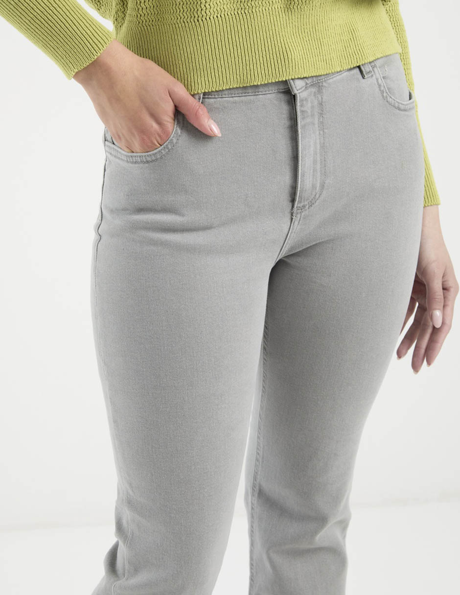 Jeans boot cintura baja para mujer 5