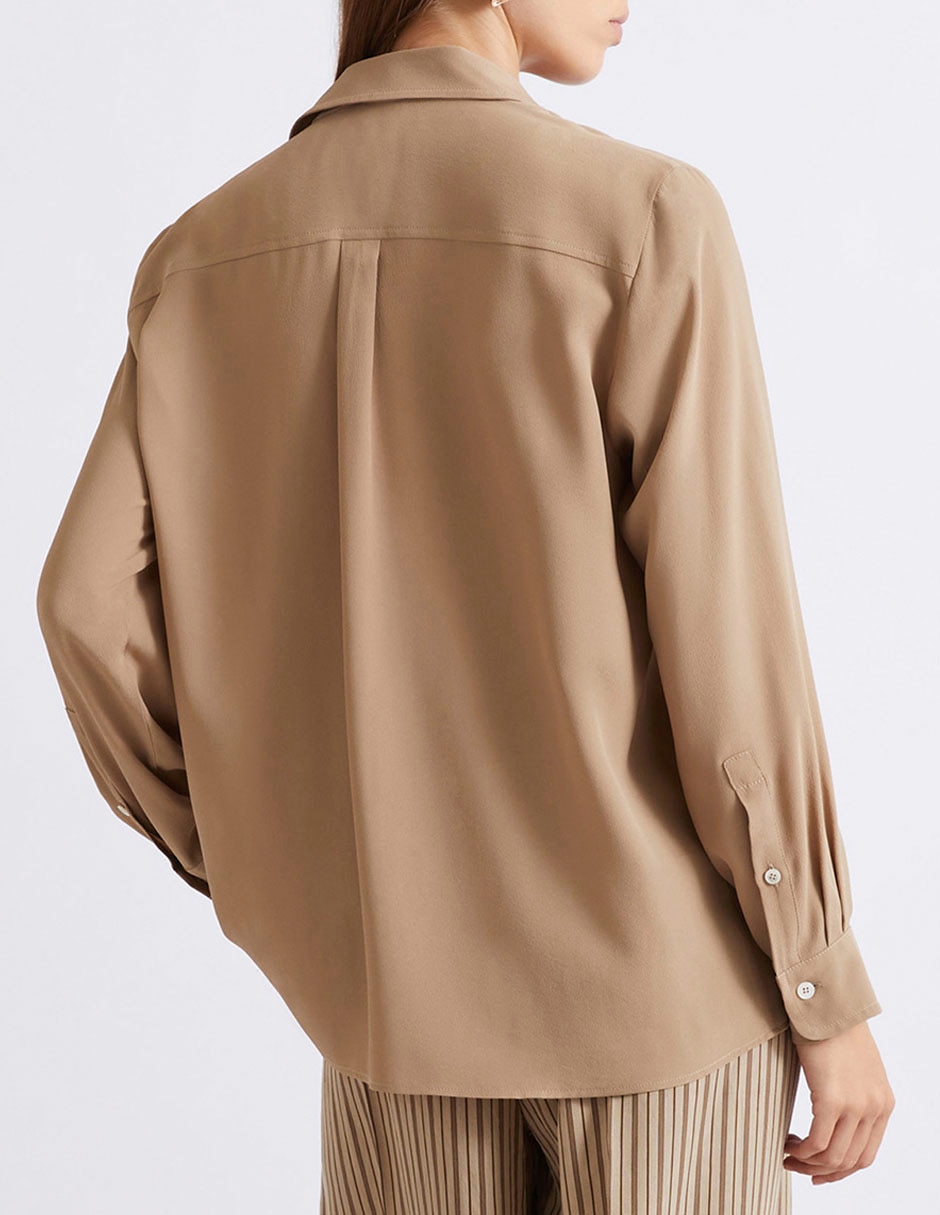 Camisa de algodón manga larga para mujer 3