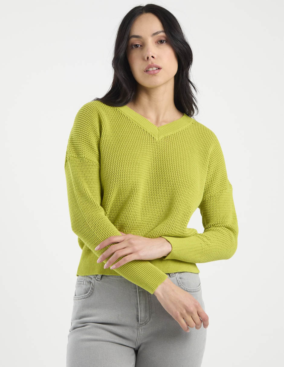 Suéter Marella cuello V para mujer 2
