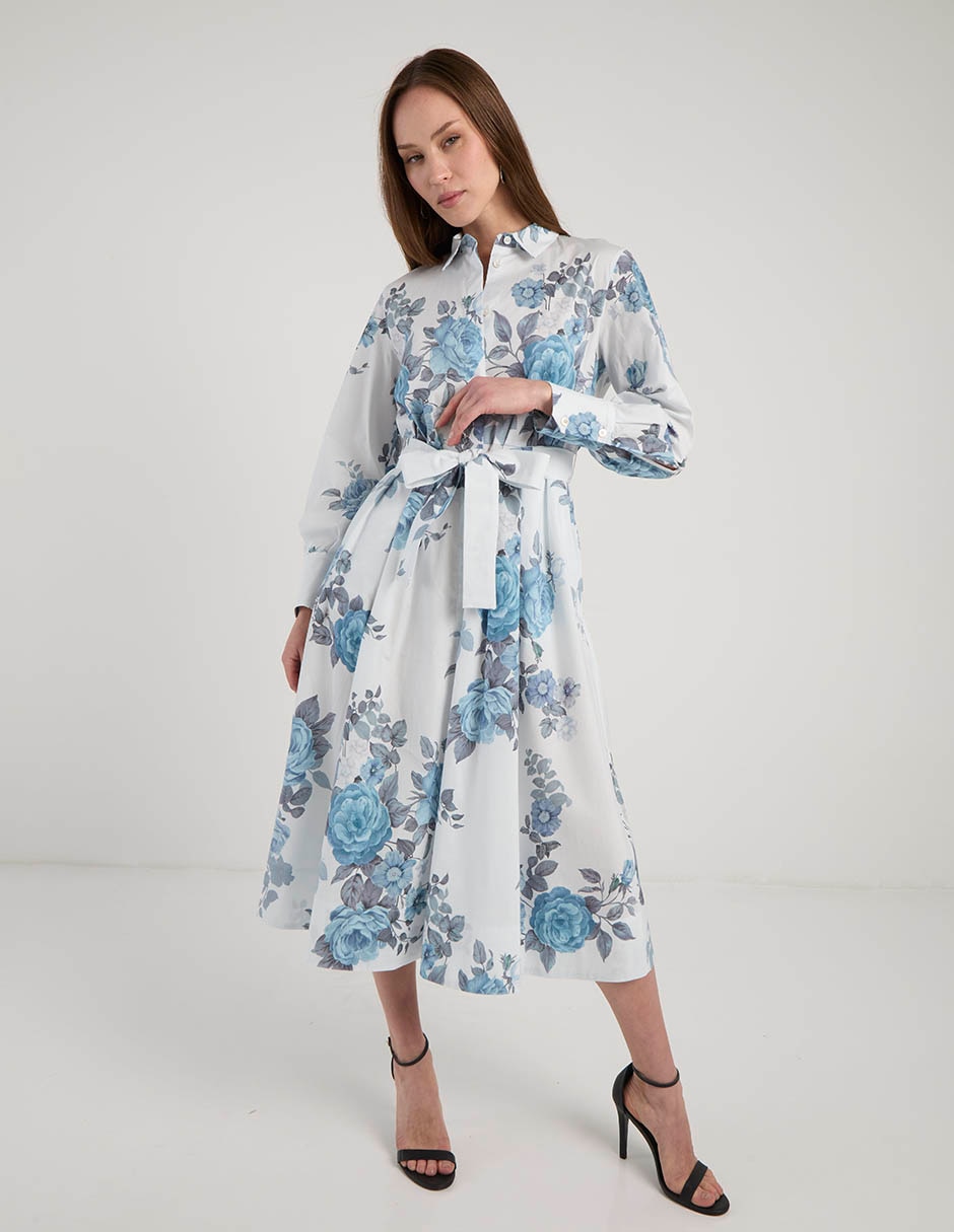 Vestido midi casual para mujer Vestido midi casual para mujer