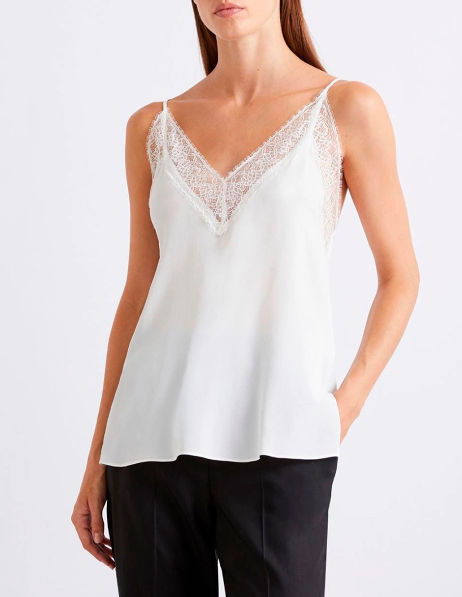 Blusa manga corta para mujer