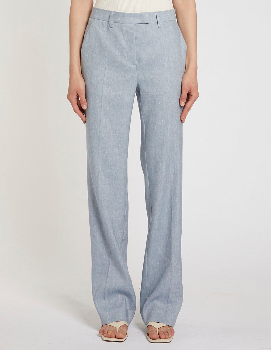 Pantalón de vestir straight para mujer