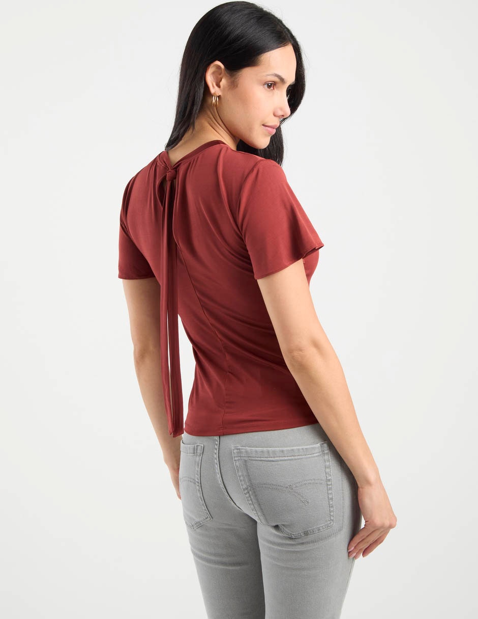 Blusa manga corta para mujer 6