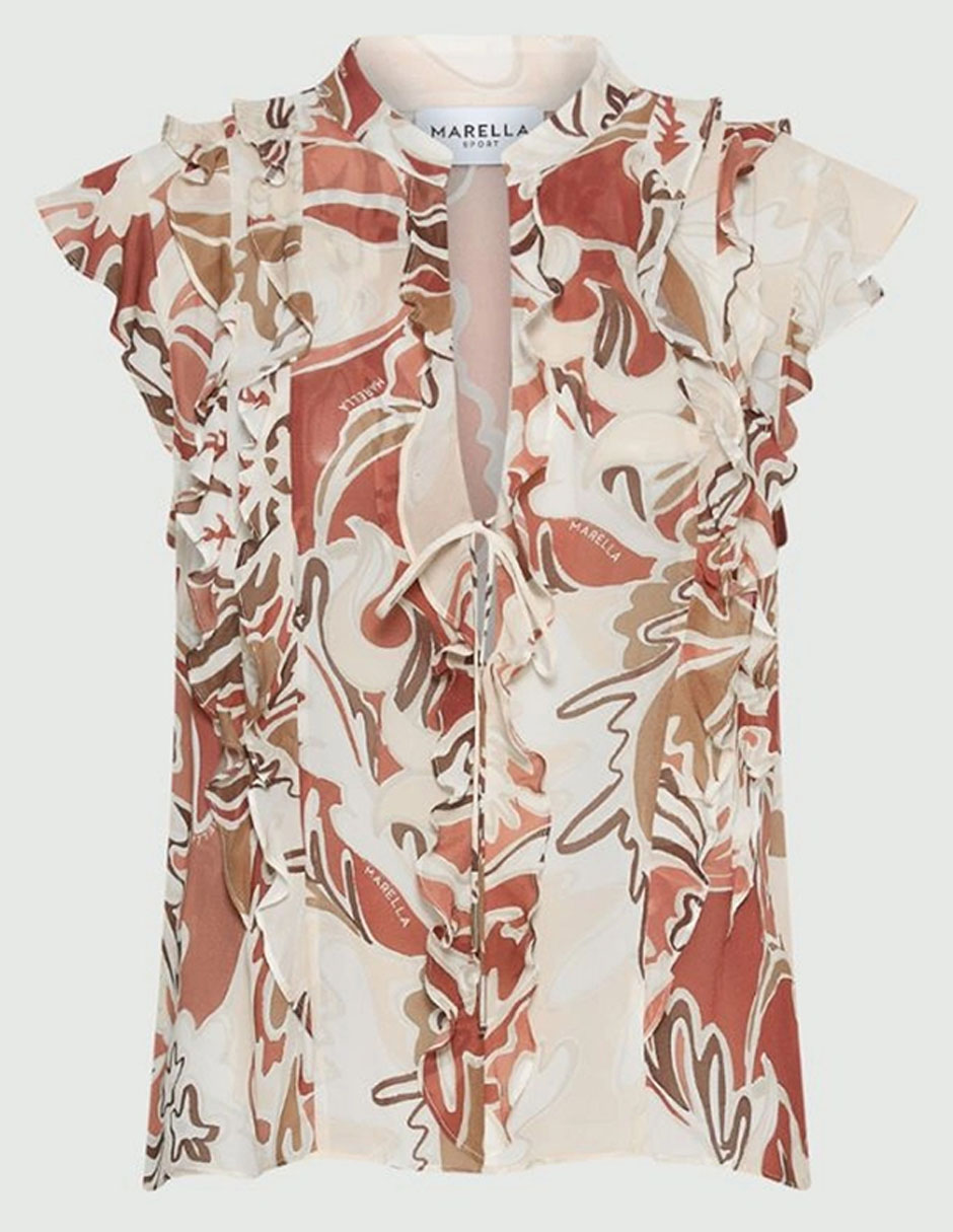 Blusa manga corta para mujer 5