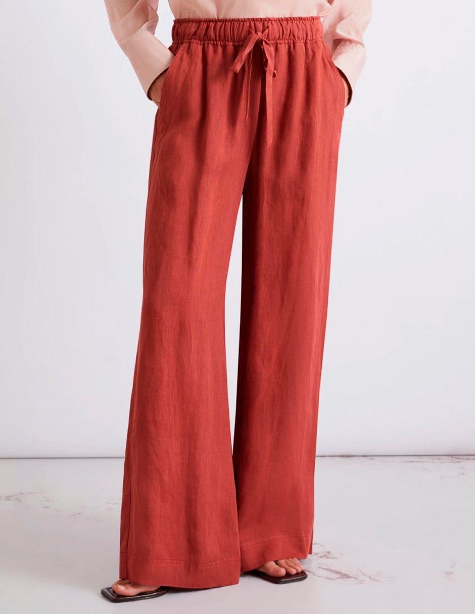 Pantalón relaxed straight para mujer