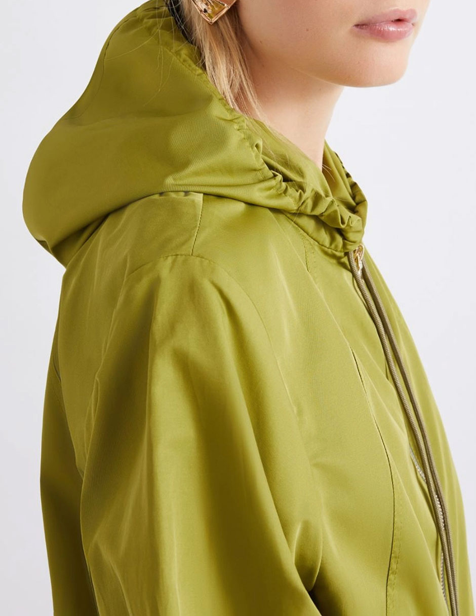Chamarra rompevientos impermeable para mujer 4