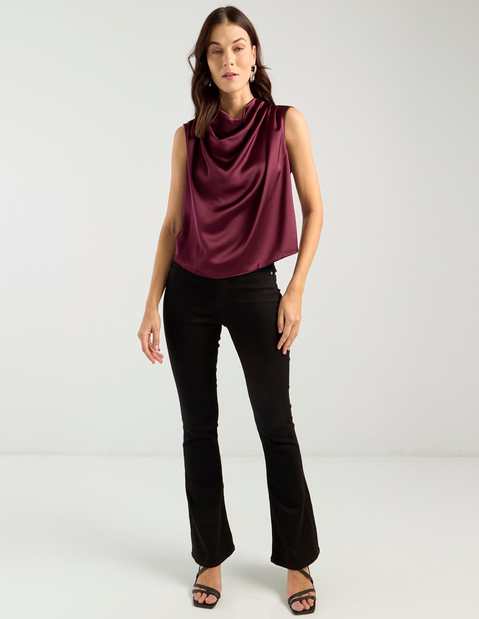 Top cuello drapeado 3