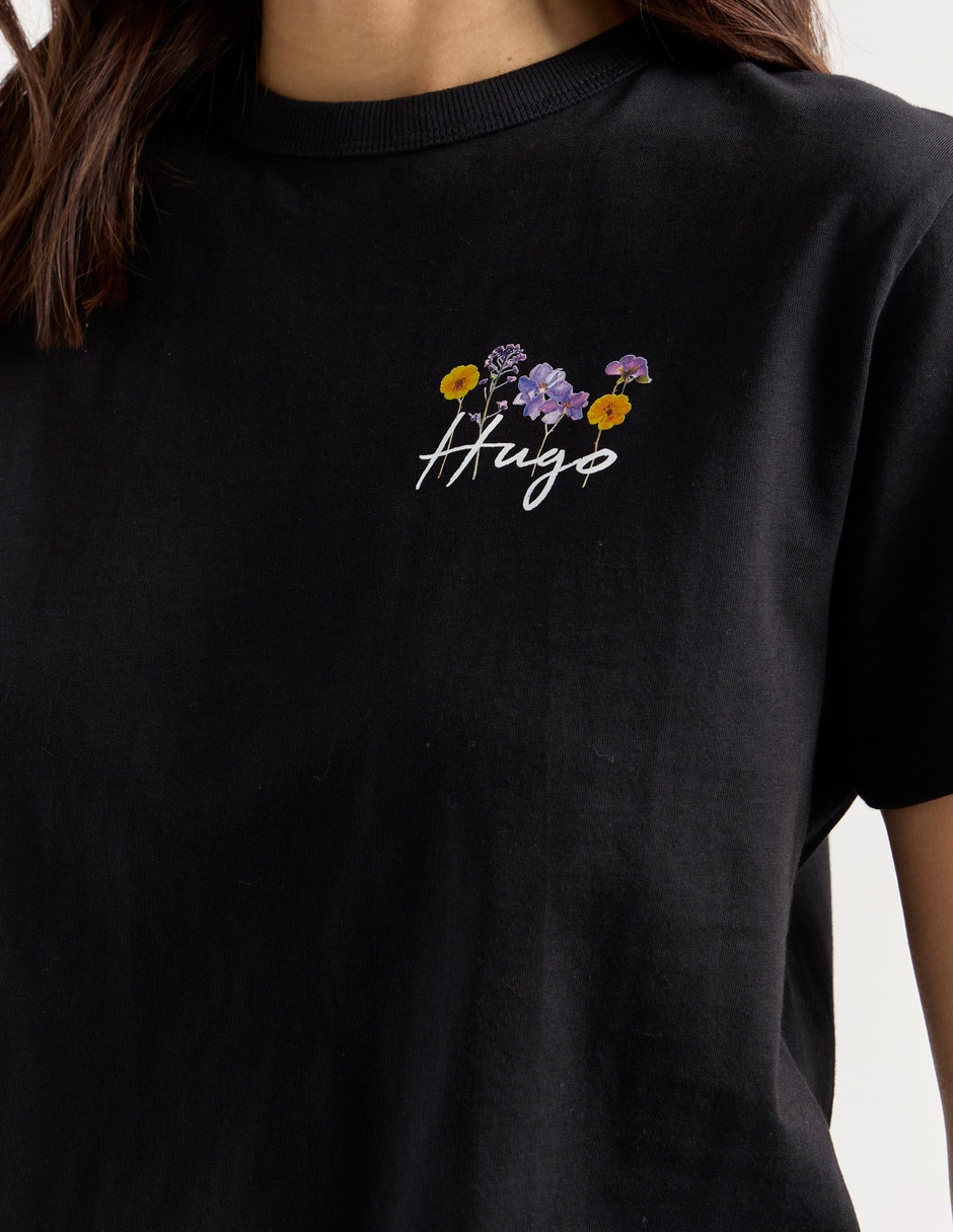 Playera manga corta cuello redondo para mujer 4
