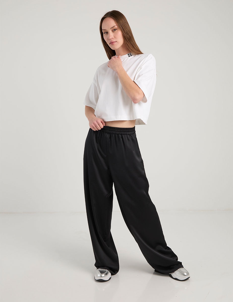Playera manga corta cuello redondo para mujer 3