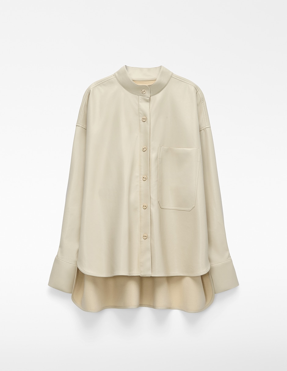 Sobrecamisa manga larga para mujer 5