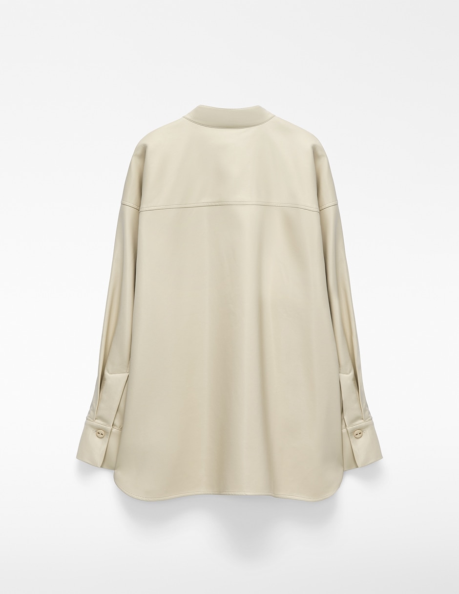 Sobrecamisa manga larga para mujer 6