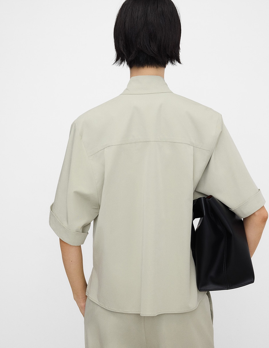 Camisa manga al codo para mujer 3
