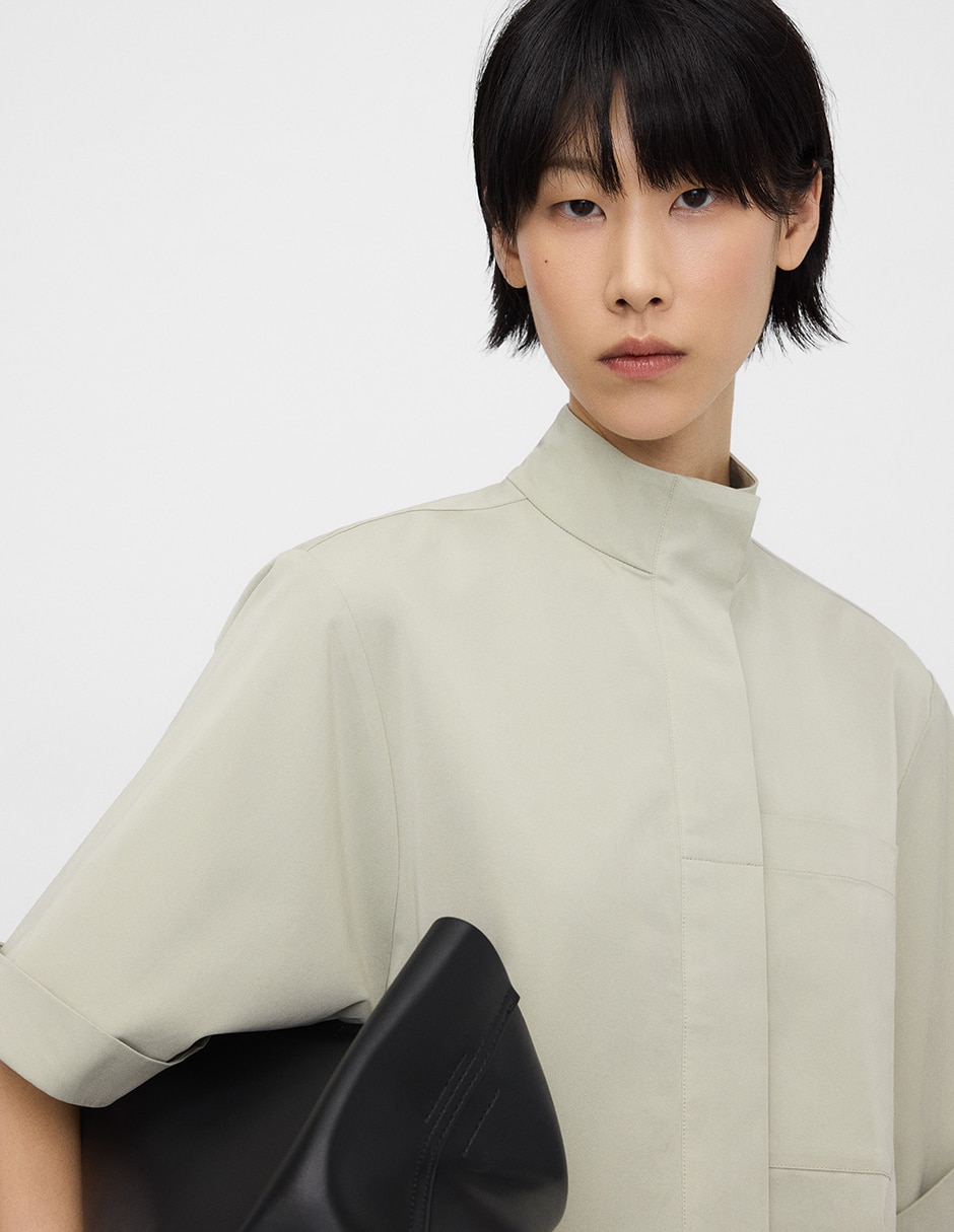 Camisa manga al codo para mujer 4