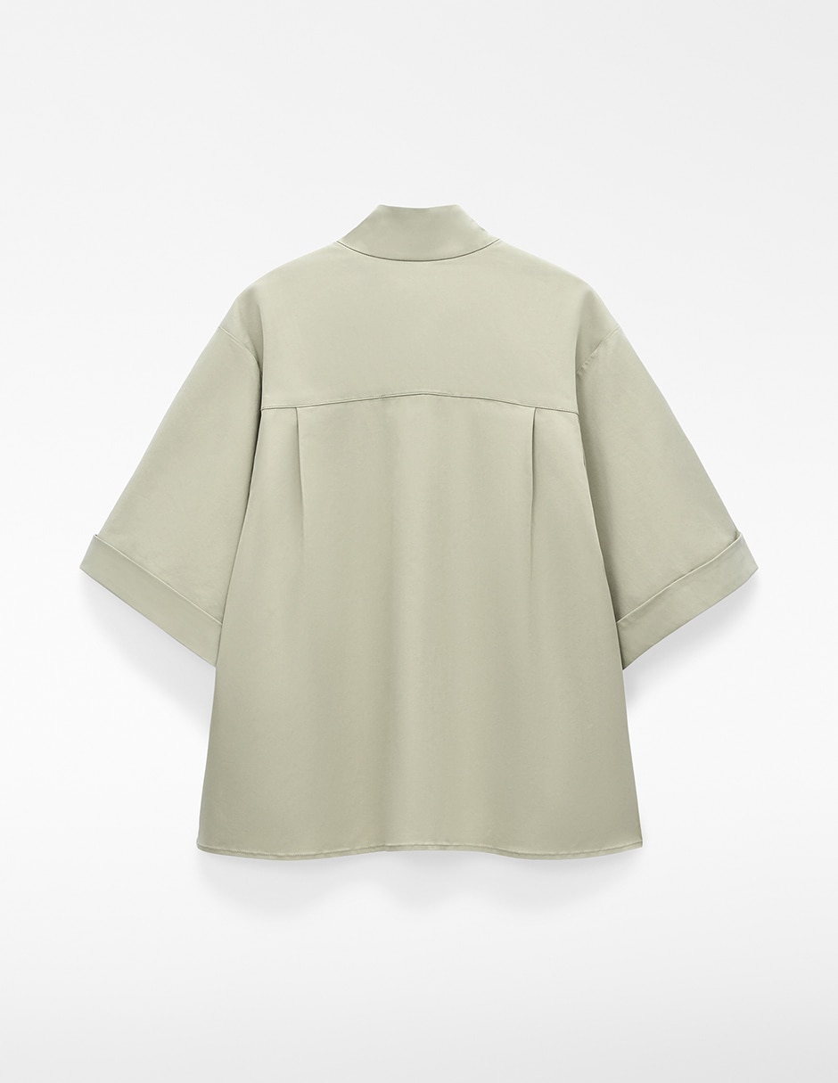 Camisa manga al codo para mujer 6