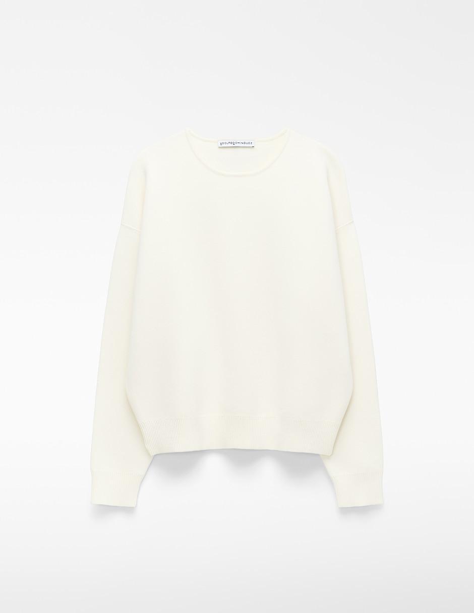 Suéter cuello redondo para mujer 6