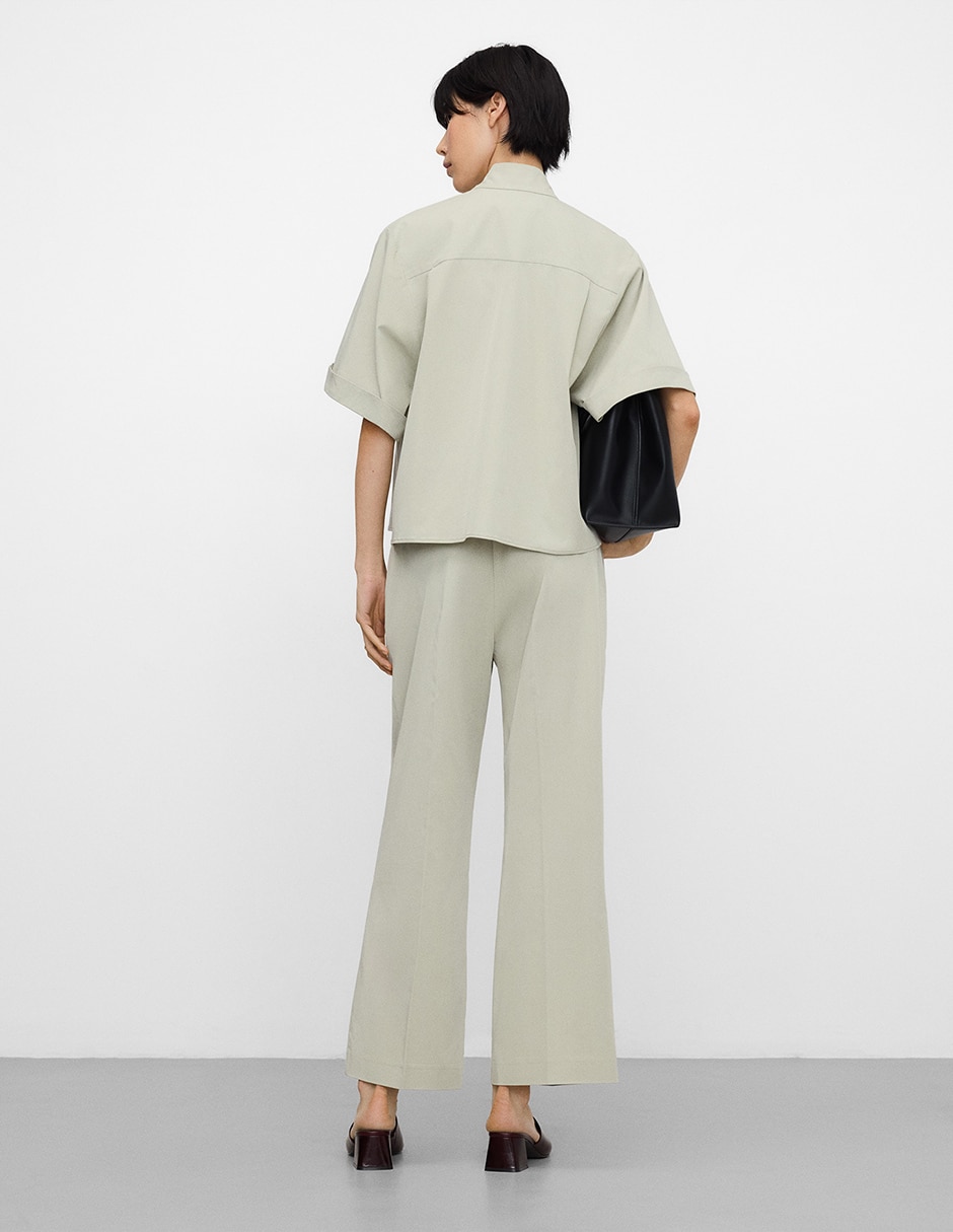 Pantalón relaxed wide leg para mujer 3