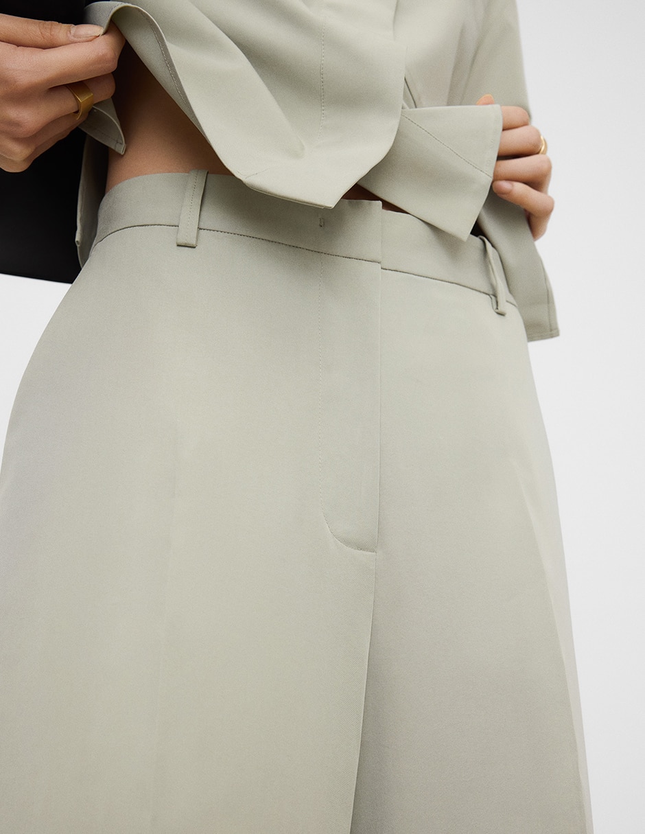 Pantalón relaxed wide leg para mujer 4