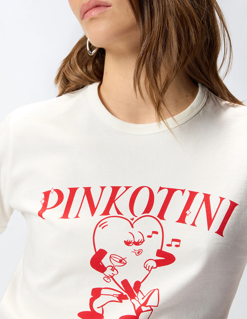 Playera manga corta cuello redondo para mujer 3