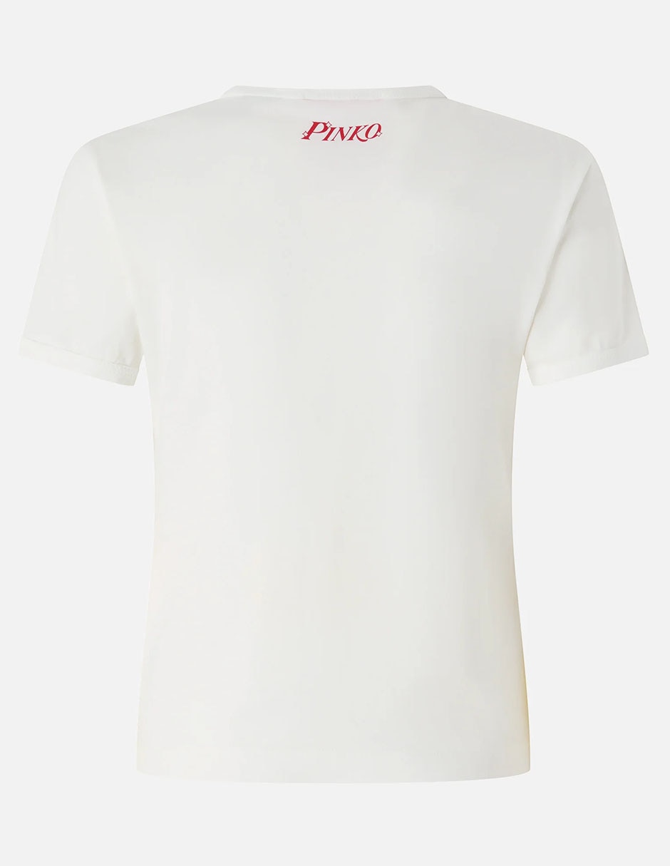 Playera manga corta cuello redondo para mujer 6
