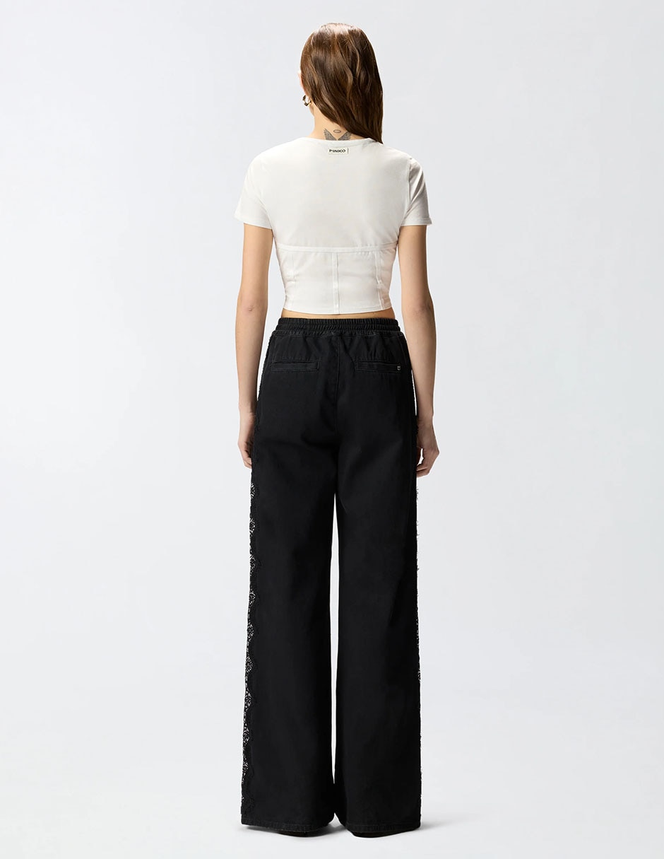 Jeans relaxed campana cintura alta para mujer 2
