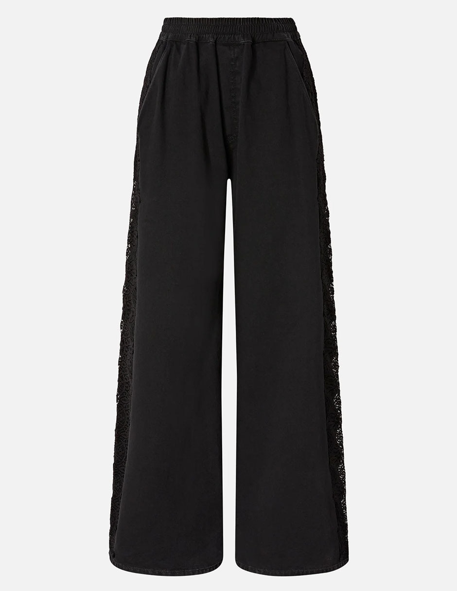 Jeans relaxed campana cintura alta para mujer 5
