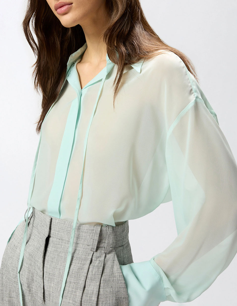 Blusa manga larga para mujer 4