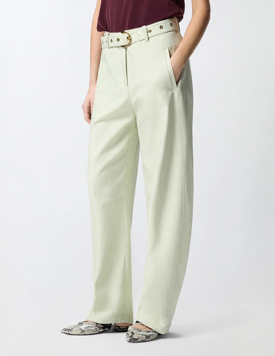 Pantalón relaxed straight para mujer